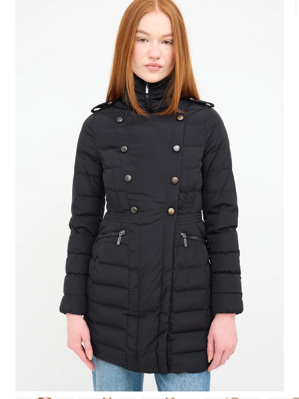 Moncler Quilted Down Coat size Small